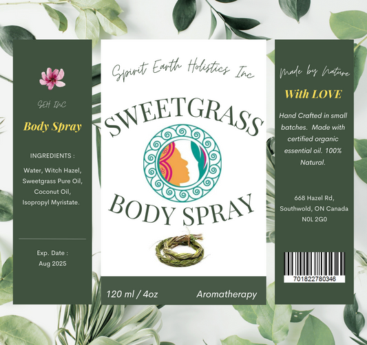 Sweetgrass Body Spray