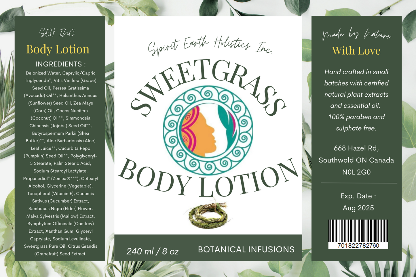 Sweetgrass Lotion