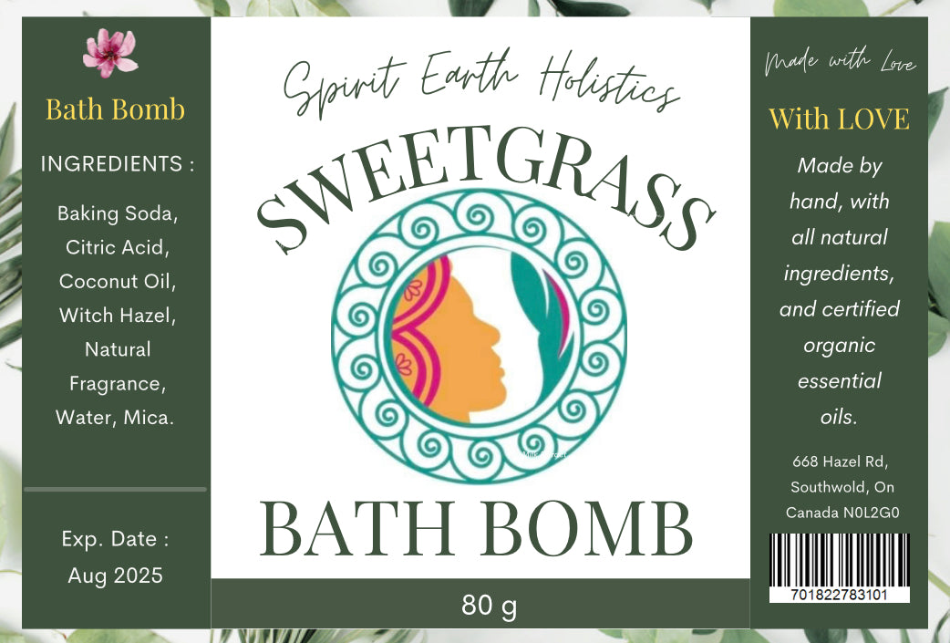 Sweetgrass Bath Bomb