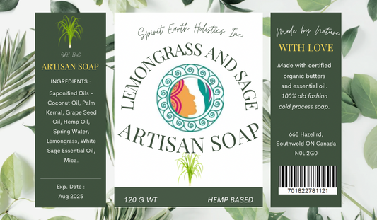 Lemongrass and Sage Soap
