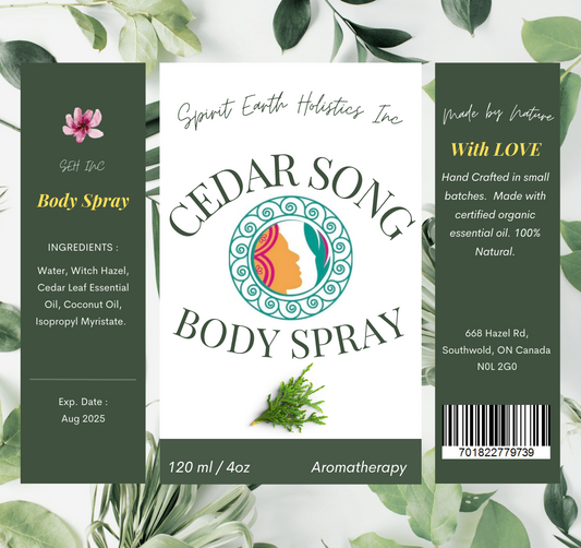 Cedar Song Body Spray