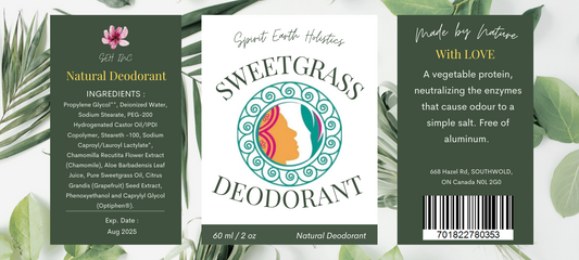 Sweetgrass Deodorant